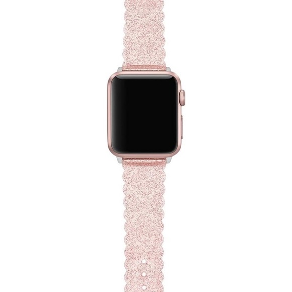 COPY - Genuine Kate Spade New York Apple Watch 38/40/41mm Band Rose Glitter Jel… - Picture 2 of 5